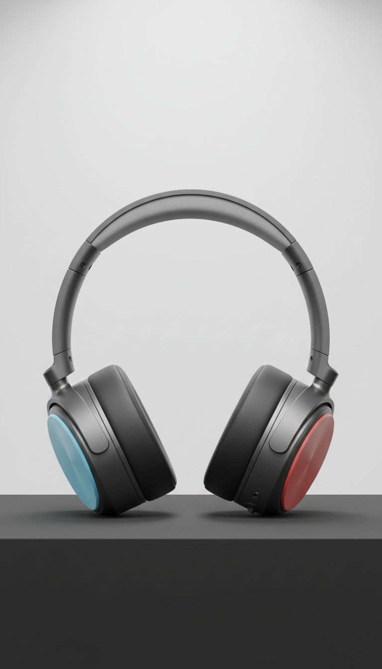 Over-Ear Headphones Matte-Metallic